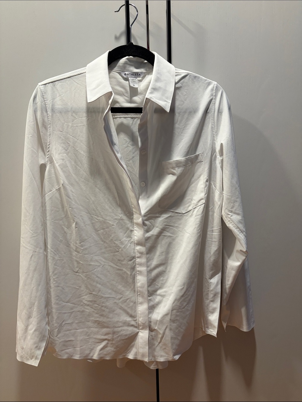Athleta White Women's Long-Sleeve Button Down Shirt